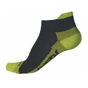 Ponožky Sensor Race Coolmax Invisible černá/limetka 1041007-38